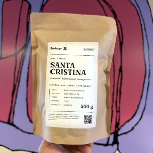 bohnenblick SANTA CRISTINA Espresso, 500 g Kaffeebohnen aus El Salvador